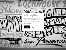 Tablet Screenshot of lockhousedistillery.com